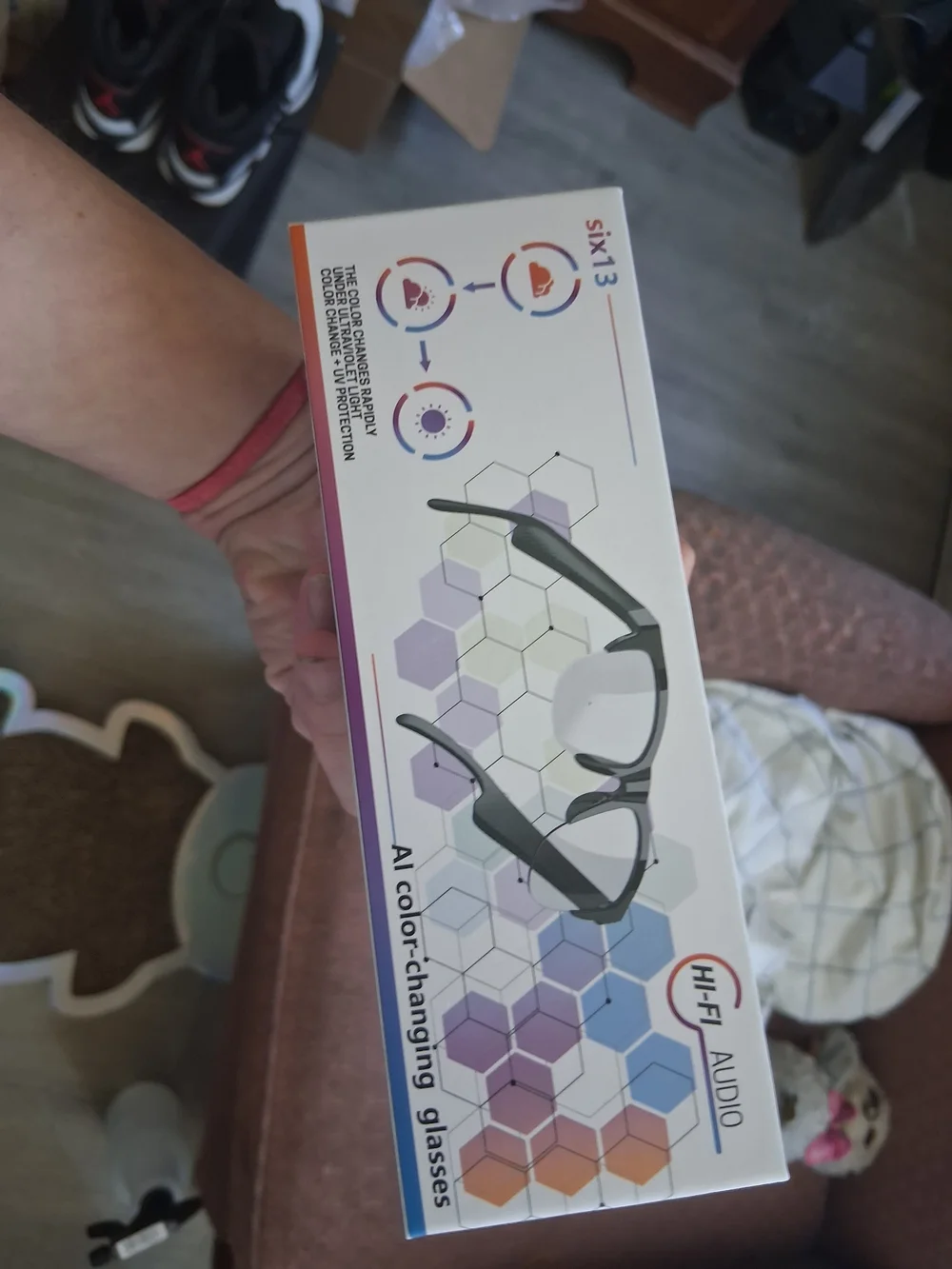 Six13 X Gucci HiFi Smart Glasses-AI Color Changing Lenses